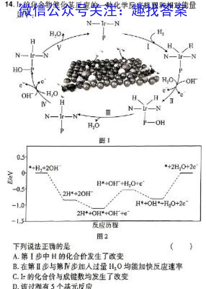 3成都七中2023-2024学年度2024届（下）“二诊”模拟考试化学试题