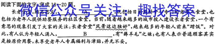 智ZH 河南省2024年中招模拟试卷(五)5语文