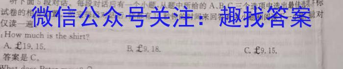 河南省2024中考导向总复习试卷 中考模拟试卷(四)4英语试卷答案