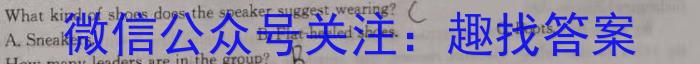 汉台区2024年初中学业水平考试模拟卷(二)英语试卷答案