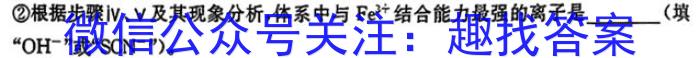 q明思教育2024年河北省九地市初三模拟联考(二)化学