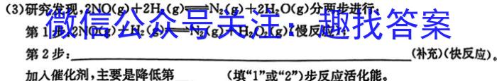 32023-2024年度河南省高三下学期开学检测(24-308C)化学试题