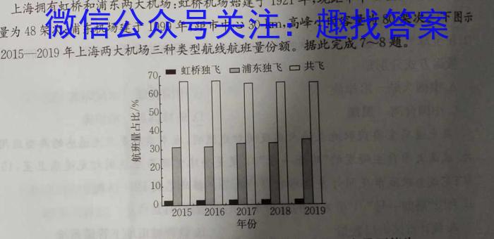 伯乐马 2024年普通高等学校招生新高考押题考试(三)3地理试卷答案