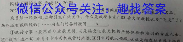 厚德诚品 湖南省2024年高考冲刺试卷(二)2/语文