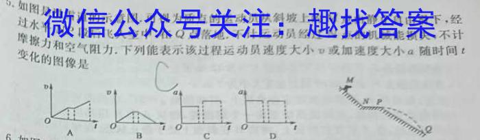 衡水大联考·广东省2025届高三年级摸底联考（8月）物理试卷答案