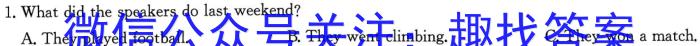 2024年陕西省初中学业水平考试信息猜题卷(A)英语