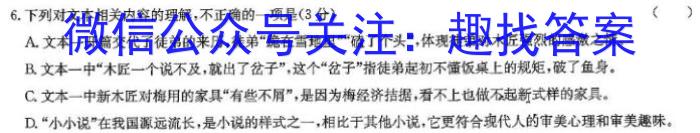 辽宁省建平县实验中学2024-2025上学期高二期中考试(25176B)语文