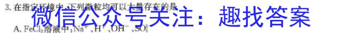 名校之约·2024届中考导向总复习模拟样卷（一）化学