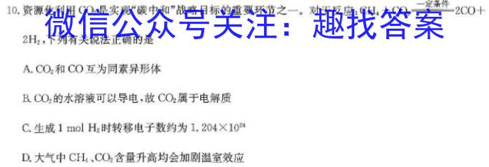 【精品】皖智教育 安徽第一卷·2024年安徽中考信息交流试卷(五)5化学