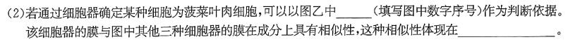 名思教育 2024年河南省普通高中招生考试试卷(题名卷)生物