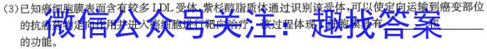 炎德英才大联考 长郡中学2024届考前模拟卷二生物学试题答案