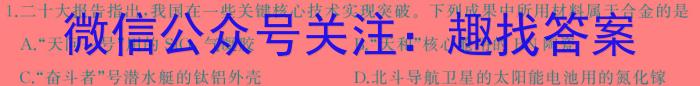 q［永城一模］鼎成大联考2024年河南省普通高中招生考试化学