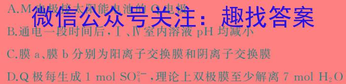 q河南2023-2024学年高三第一次模拟考试化学