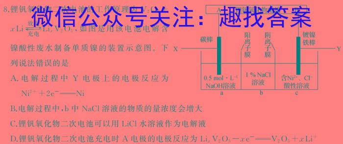 2024届安徽省高考适应性训练卷化学