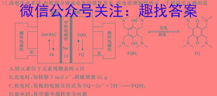 2023-2024学年·高考信息检测卷(二)2化学