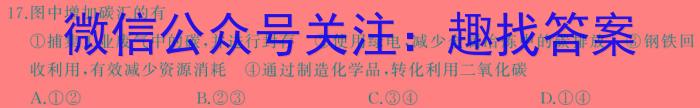 上进联考 七彩联盟2023-2024学年第二学期高二年级期中联考地理试卷答案