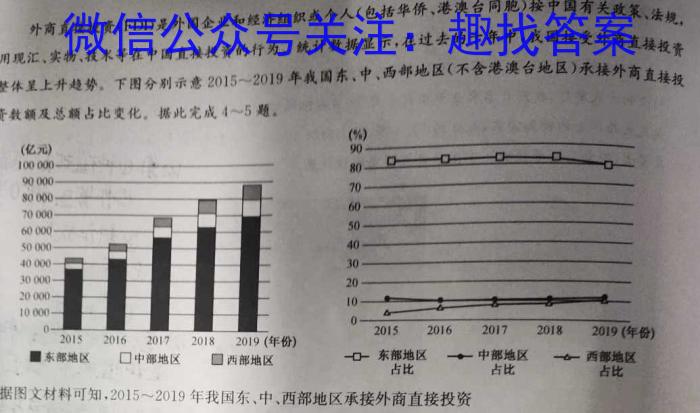 [今日更新]山西省2023-2024学年度八年级下学期评估（一）地理h