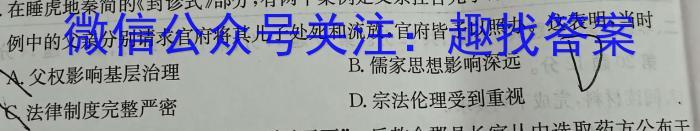 河北省2024年九年级6月模拟(一)1&政治