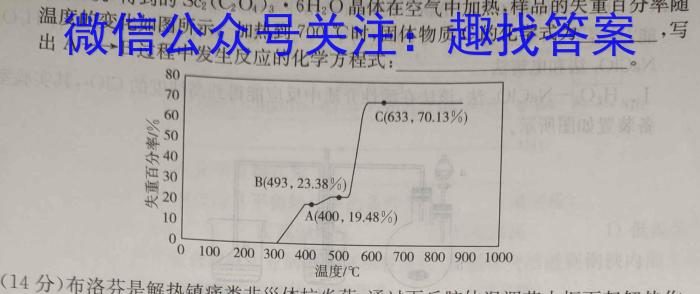 安徽省合肥八中2024届保温卷(5月)化学