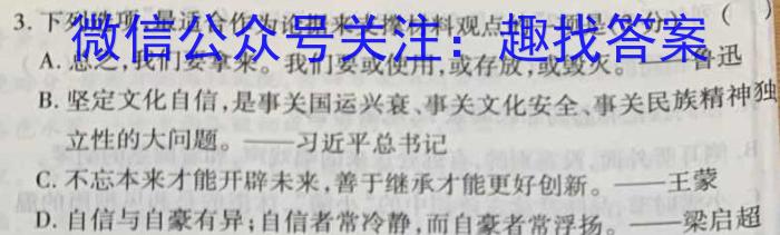 2024年陕西省初中学业水平考试全真模拟(一)/语文