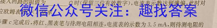 2023-2024学年安徽省含山县九年级教学质量检测试卷(24-CZ179c)物理`