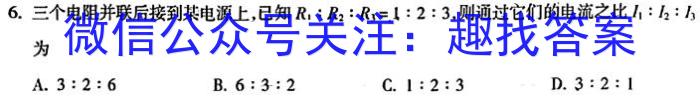 2024年山东省枣庄市中考物理试卷答案