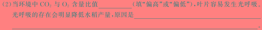 四川省2023~2024学年度下期期中高二年级调研考试(4月)生物
