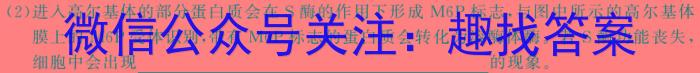 陕西省商洛市2024届高三第五次模拟检测生物学试题答案