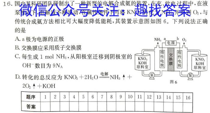 安徽省全椒县2023-2024学年度九年级第一次中考模拟试卷化学