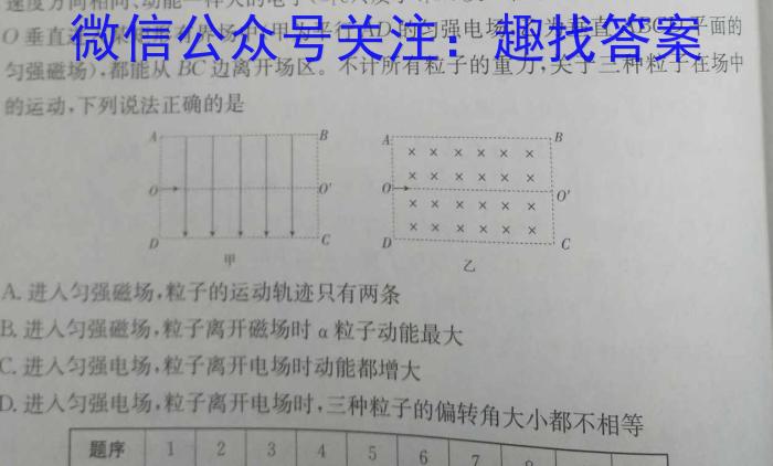 陕西省2023-2024学年度第二学期七年级第三阶段创新作业物理试题答案