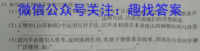 2024年河北省初中毕业生升学文化课考试(一)1语文