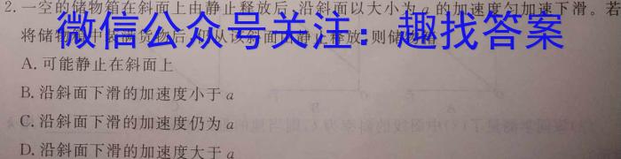 2024届耀正文化名校名师信息卷(一)物理`