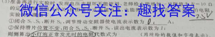 2024年河北省初中毕业生升学文化课模拟考试(夺冠型)物理试题答案