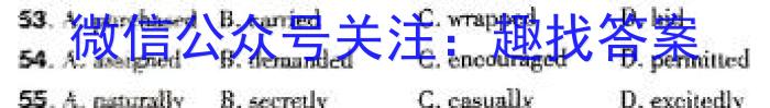 安徽省2024届九年级教学质量第一次抽测英语