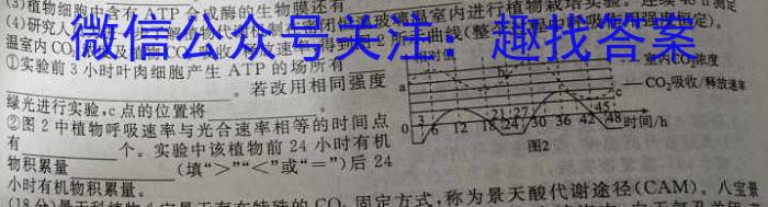 2024年湖北省新高考信息卷(四)生物学试题答案