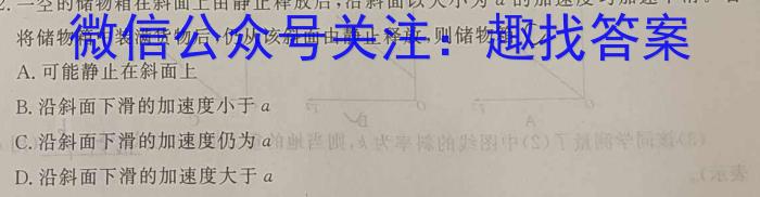 2024届炎德英才大联考 长沙市一中模拟试卷(一)1物理`