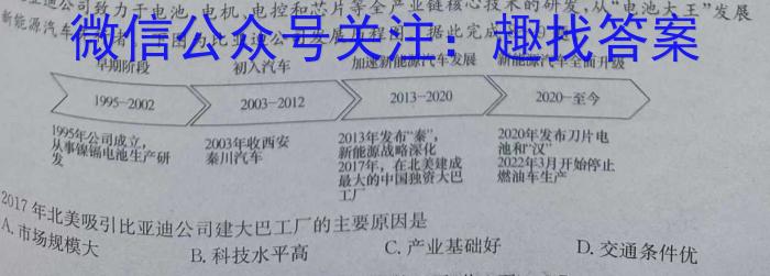 [今日更新]衡中同卷 2024届 信息卷(三)3地理h