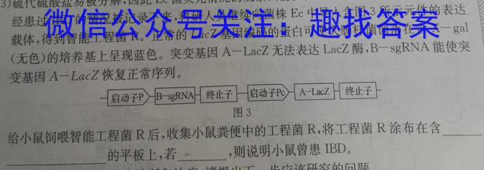 四川省2024届高三试题5月联考(⇧)生物学试题答案