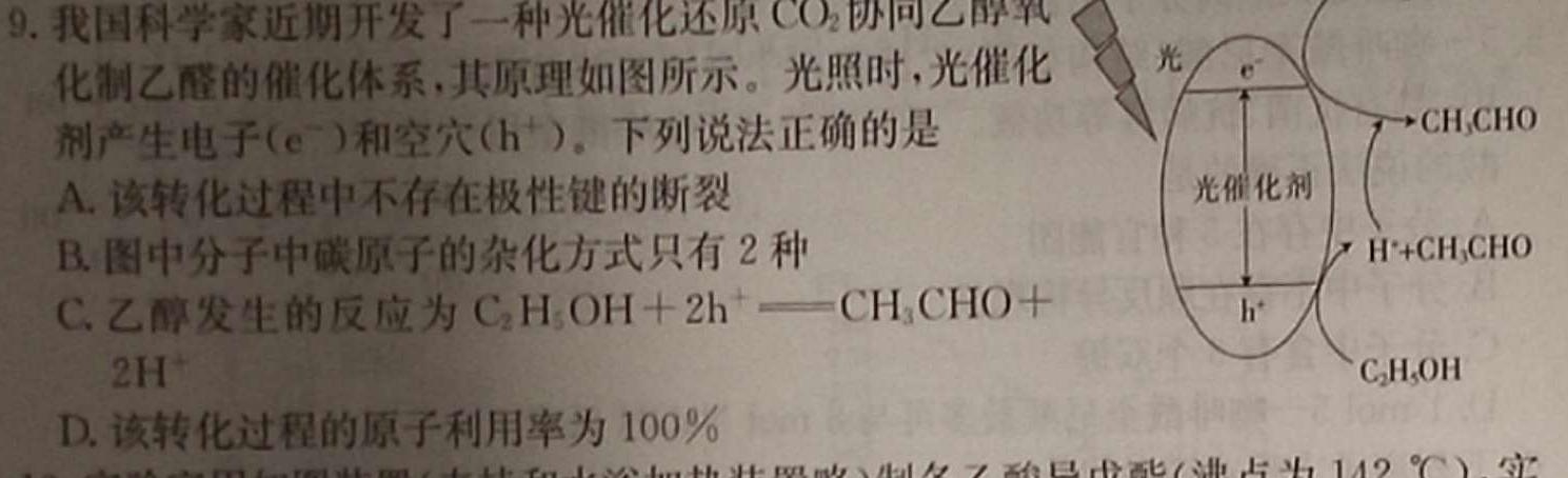 【热荐】2024年湖南省普通高中学业水平合格性考试高二仿真试卷(专家版二)化学