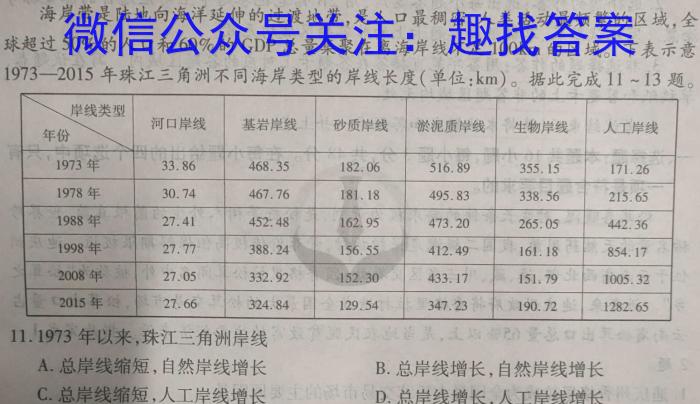 [今日更新]山西省2023-2024学年度第二学期初二素养形成期末测试地理h