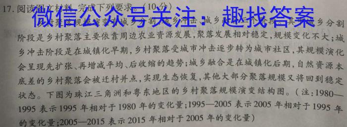 [今日更新]聊城市2023-2024学年第二学期期中教学质量检测（高一年级）地理h