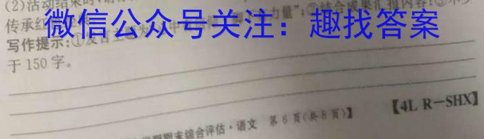 陕西省西咸新区2023-2024学年度高二第一学期期末质量检测/语文