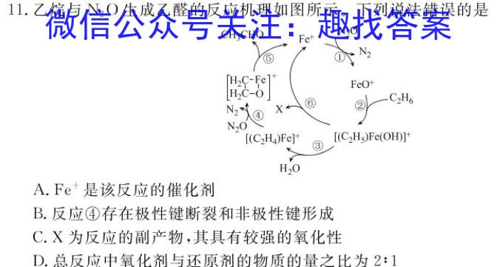 云南省2024-2025学年高二年级开学考(25-12B)化学