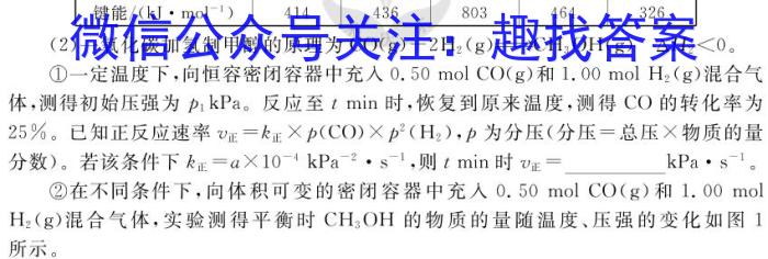 上进联考2023-2024学年高三二轮复习验收考试化学