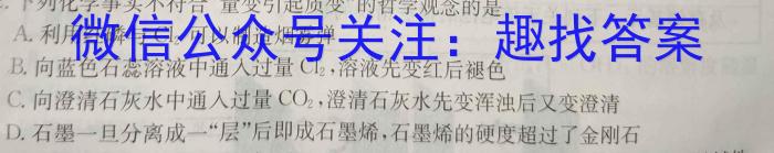 q2024年河南省名校联考押题冲刺卷模拟卷(一)化学