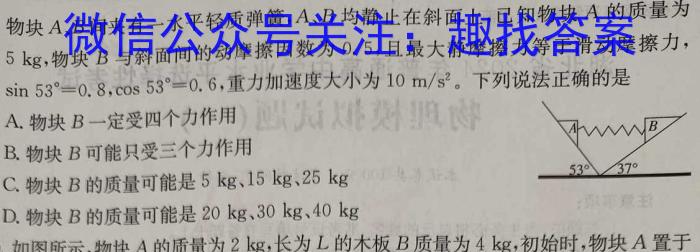 四川省2025届新高三秋季入学摸底考试物理试题答案