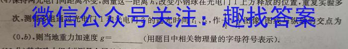 广东省高二湛江市2023-2024学年度第二学期期末高中调研测试物理试卷答案