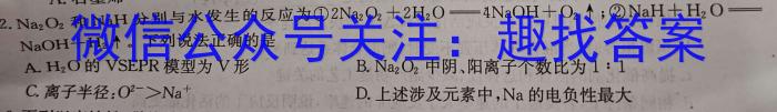 3陕西省2024年初中学业水平考试模拟试题（一）化学试题