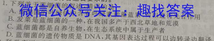 神州智达 2023-2024高二省级联测考试·下学期期末考试生物学试题答案