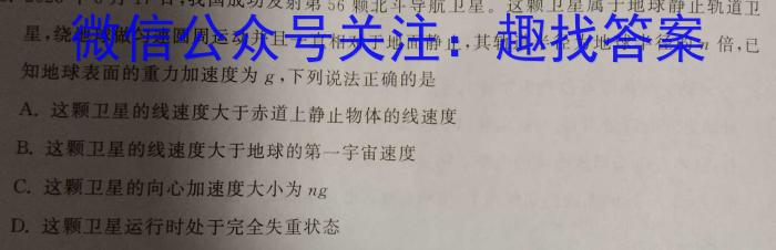 陕西省2024年普通高等学校招生全国统一考试 模拟测试(◇)物理`